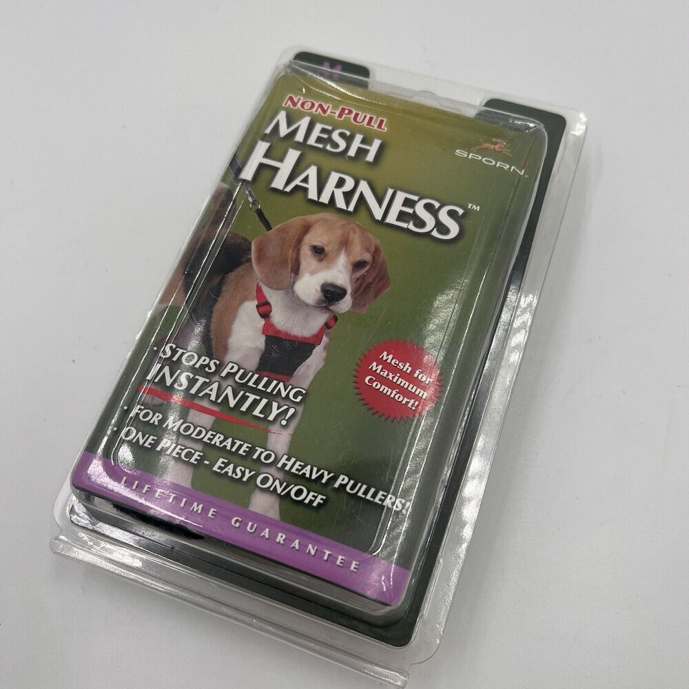 Sporn Non-Pull Mesh Harness Medium Adjustable Reflective Comfortable For Dogs